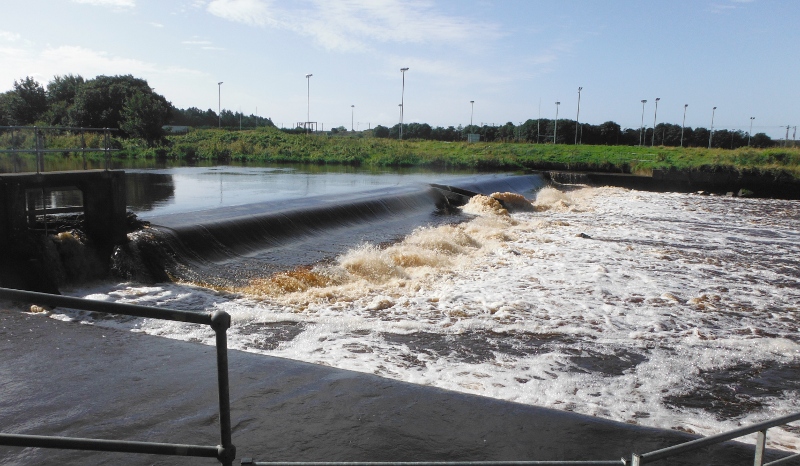  the weir on the river Irvine 