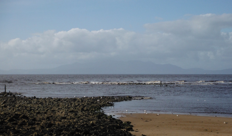  looking across to the mountains on Arran 