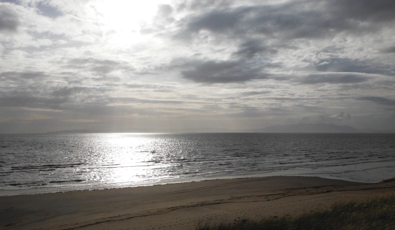  looking out over the sea towards Arran 