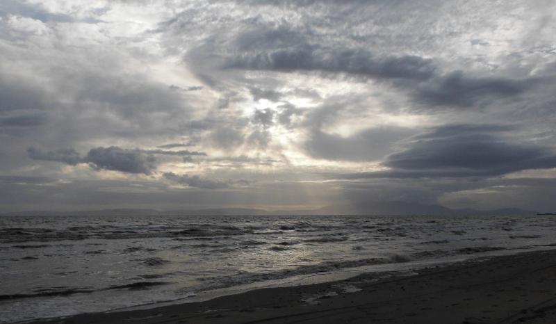  looking out over the sea towards Arran 