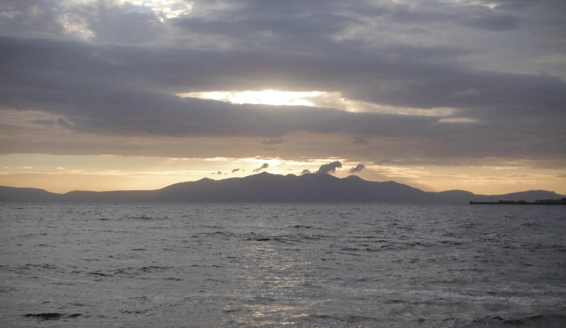  looking out over the sea towards Arran 