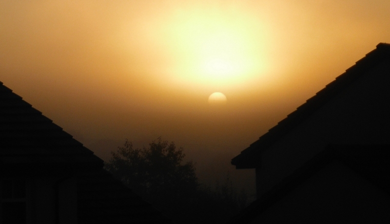  a misty sunrise 