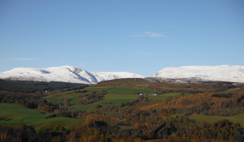  the snow on the hills 