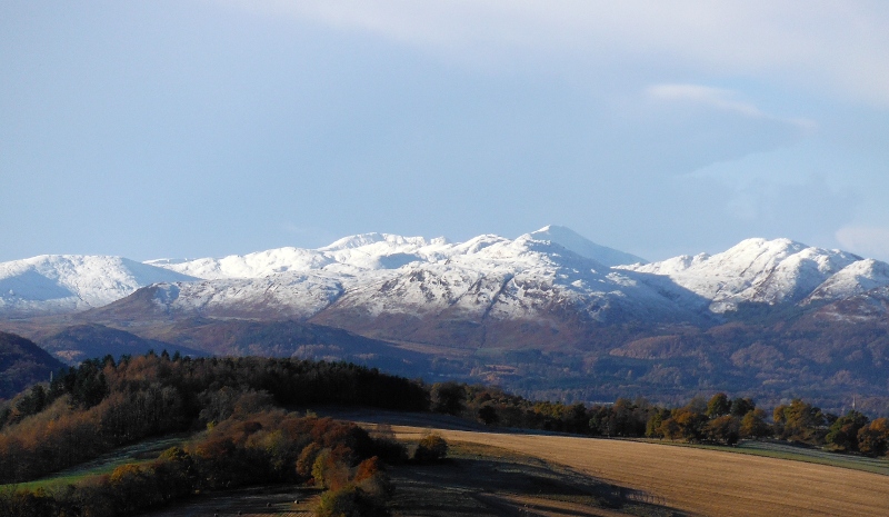  the snow on the hills 