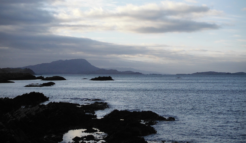  looking out into the Firth of Lorne and Scarba 