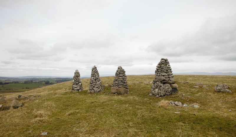  four cairns in a row 