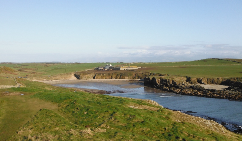  looking in towards Porth Trecastell 