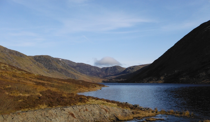  looking up Loch Turret to Biorach á Mheannain 