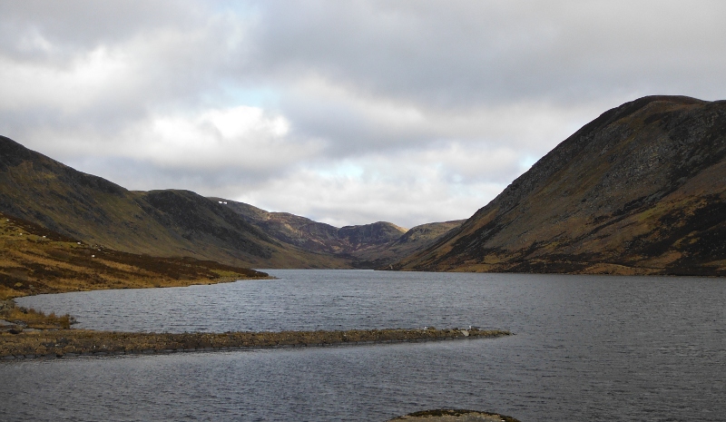  looking up Loch Turret 