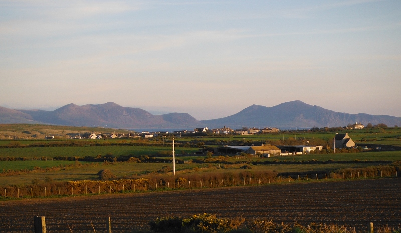  looking across to the hills on the Lleyn Peninsula 