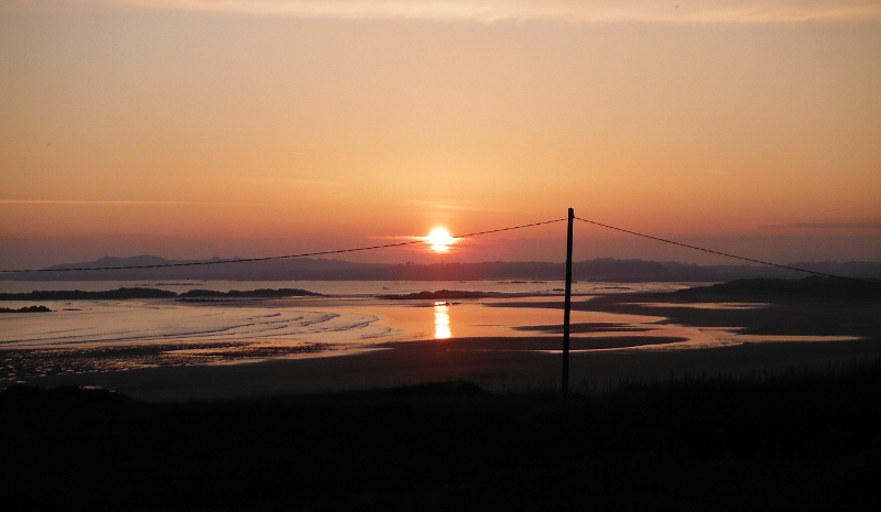  the sunset from Rhosneigr 