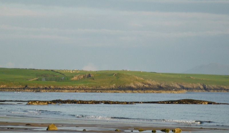  looking across to the Chambered Cairn 