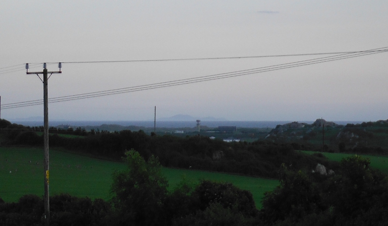  looking across to the mountains at the far end of the Lleyn Peninsula 