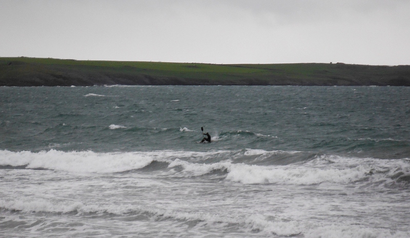  the surfer out from Traeth Llydan 