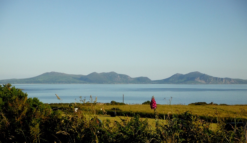  looking across to the mountains on the Lleyn Peninsula 