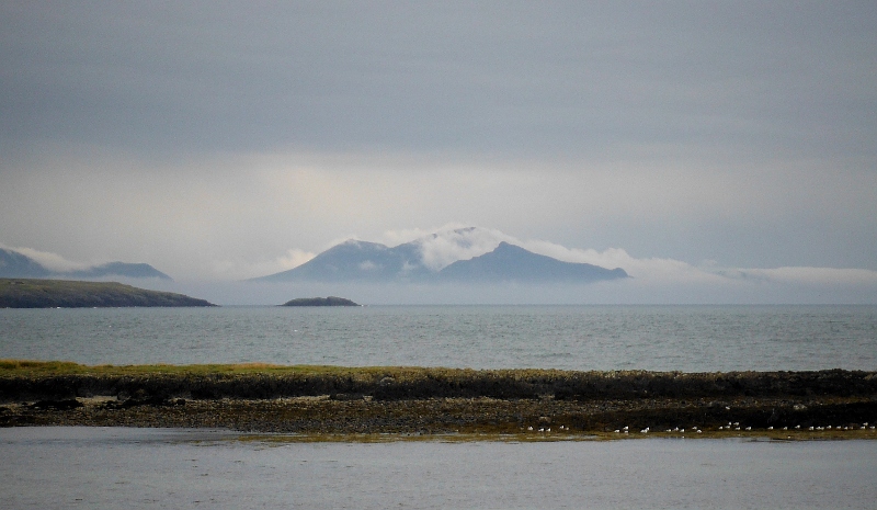  the clouds on the mountains on the Lleyn Peninsula 