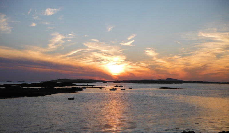  the sunset from Rhosneigr 