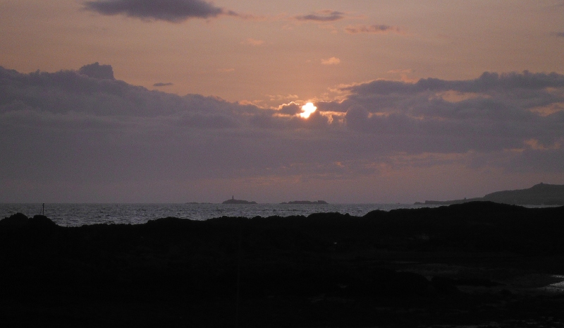  sunset over Rhoscolyn  