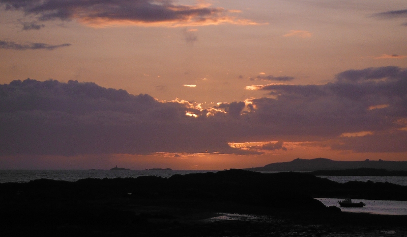  sunset over Rhoscolyn  