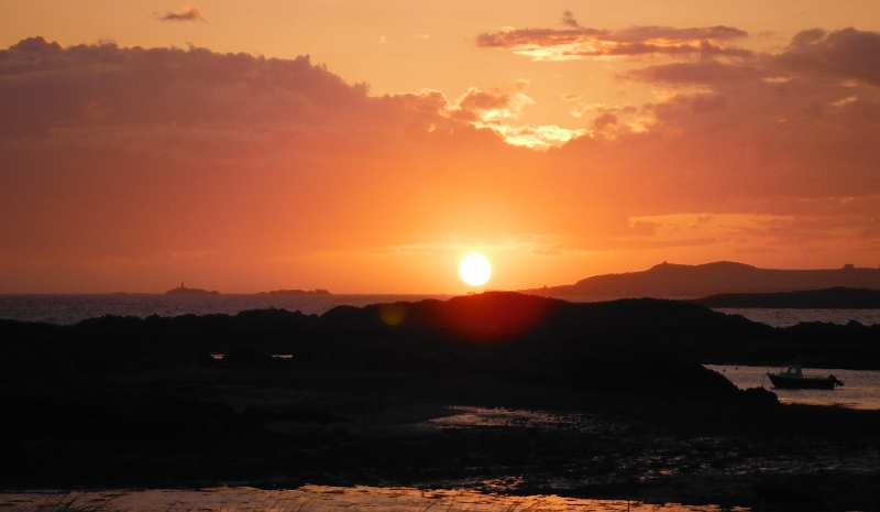  sunset over Rhoscolyn  