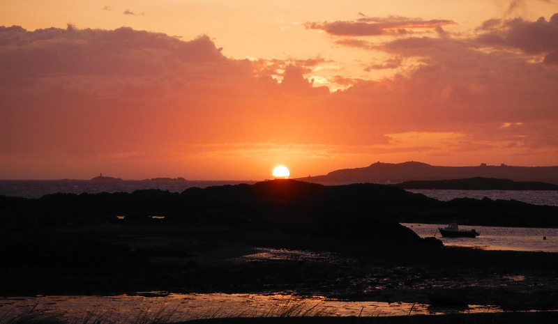  sunset over Rhoscolyn  