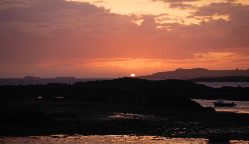  sunset over Rhoscolyn  