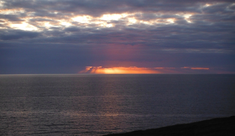  sunset out to sea  