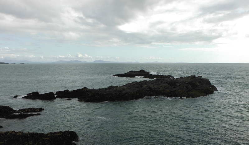  looking out across Penrhyn Mawr  