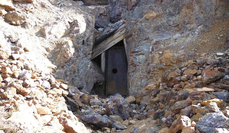  the door to the tunnel 