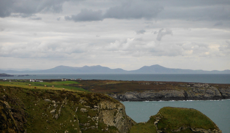  looking across to the mountains on the Lleyn Peninsula 