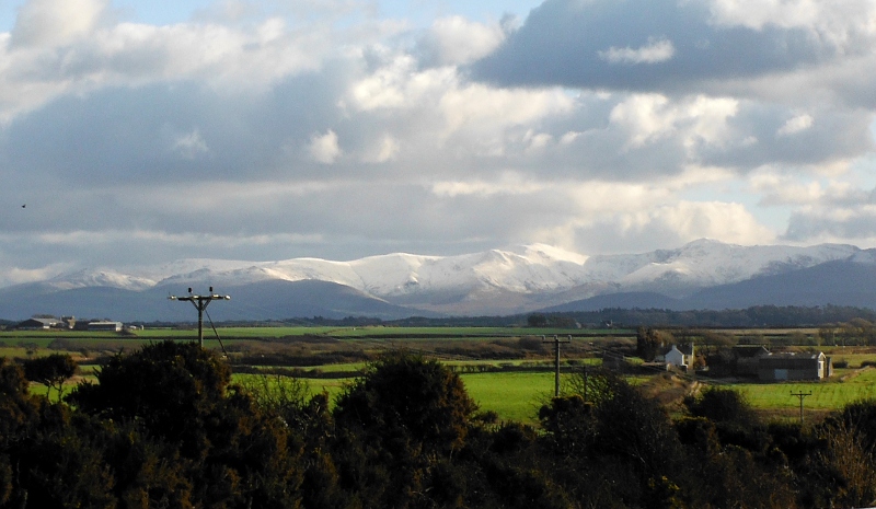  the snow on the Carneddau 