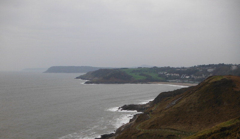 looking along the south coast of Gower 