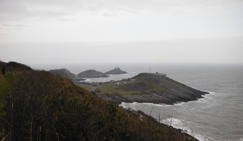  the coastguard station and Mumbles lighthouse 