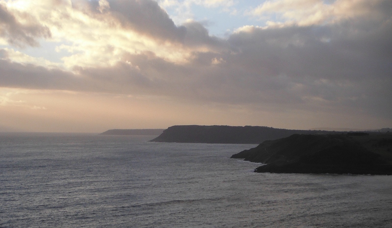  looking along the south coast of Gower 