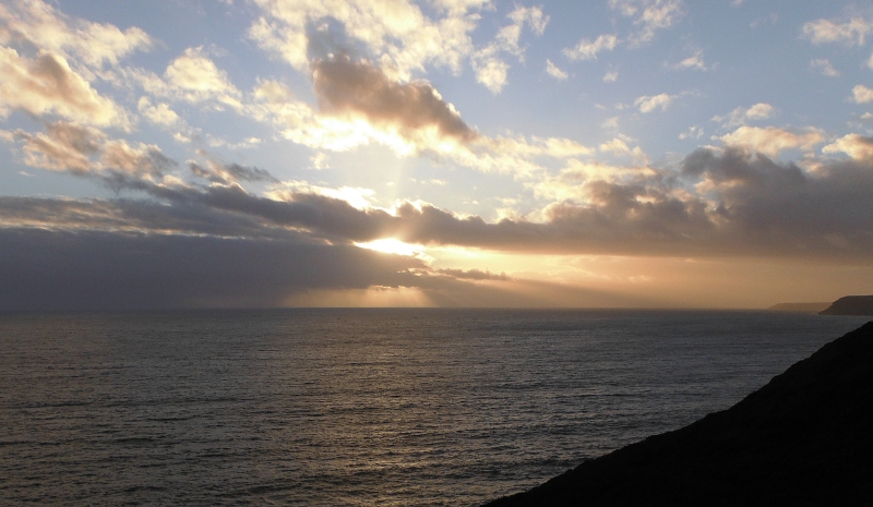  looking along the south coast of Gower 