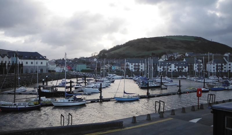  the marina in behind the bar 