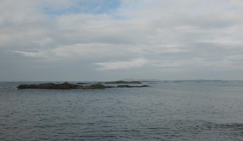  looking across to Ynys Feirig 