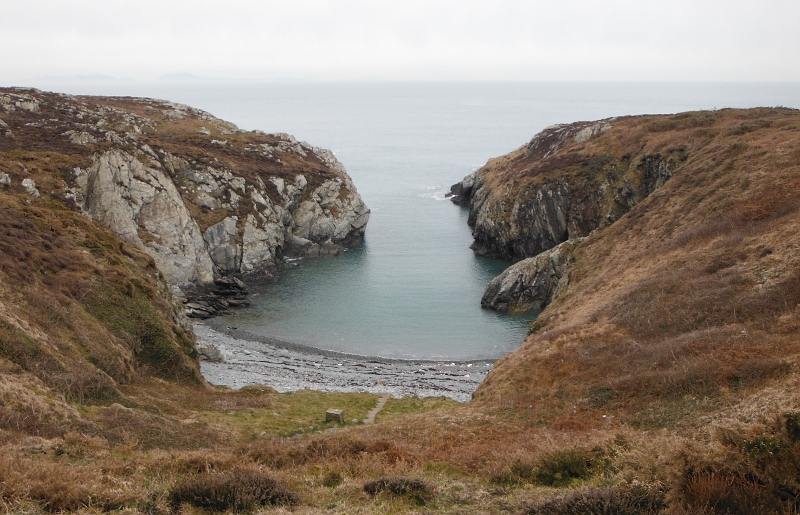  looking down on Porth Ruffydd 