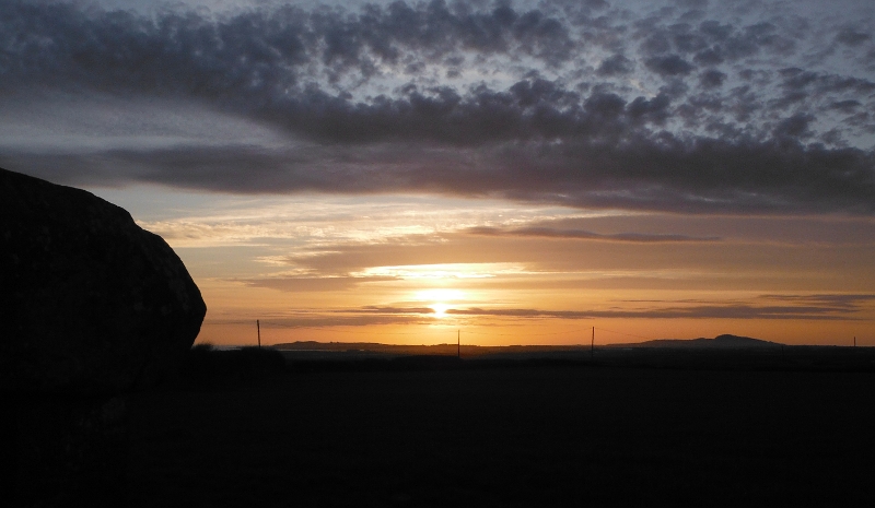  looking out from beside the Burial Chamber 