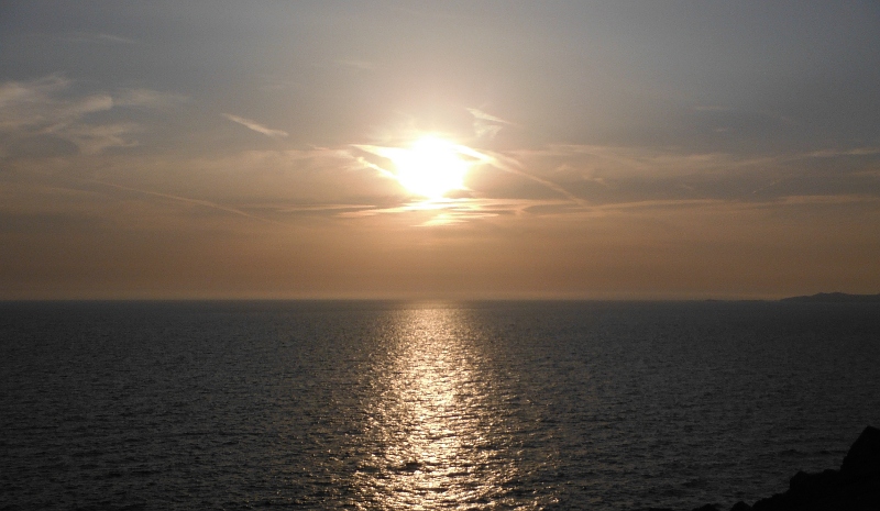  the low sun out beyond Rhoscolyn 