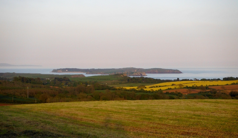  looking across to Caldey Island 