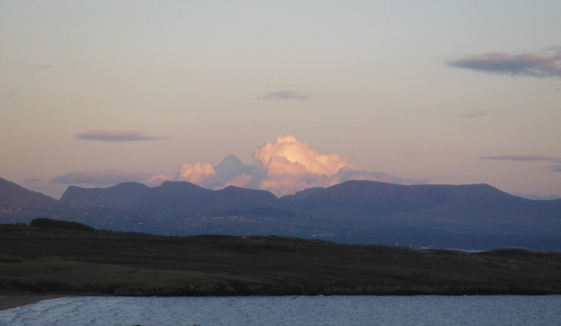  the Cumulus cloud behind the Nantlle Ridge 