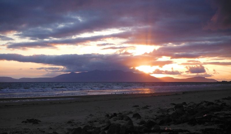  good lighting over Arran again 