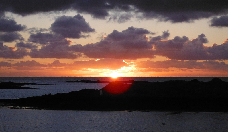  a stormy sunset 