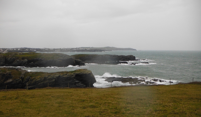  wild seas in Treaddur Bay 