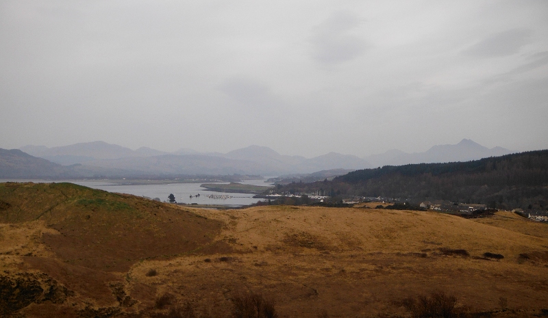  looking up to Loch Etive and the mountains to the east 