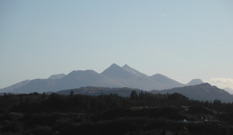  striking lighting on Cruachan 