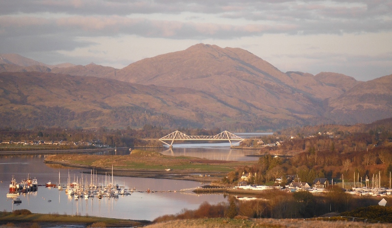  looking over to Connel Bridge 