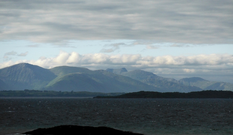  the mountains on Kingairloch 