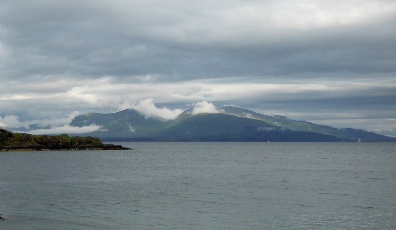  the cloud fragments over the mountains 